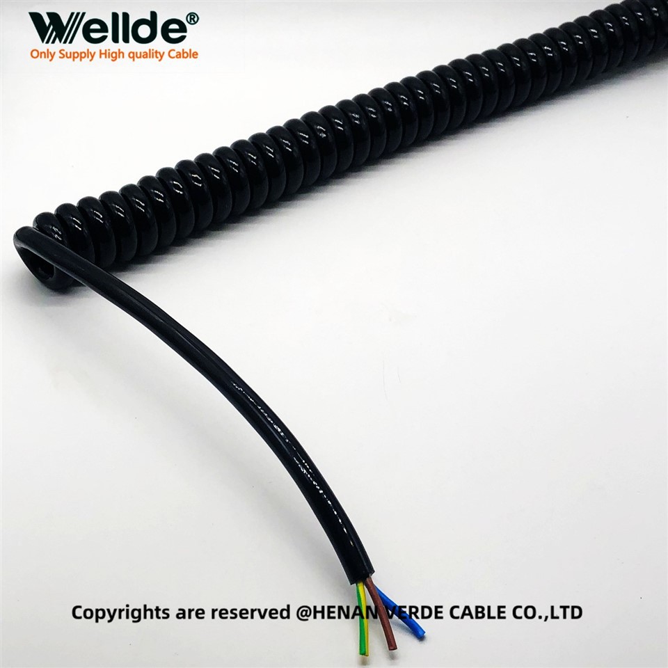 3 Core Expandable Spiral Cable
