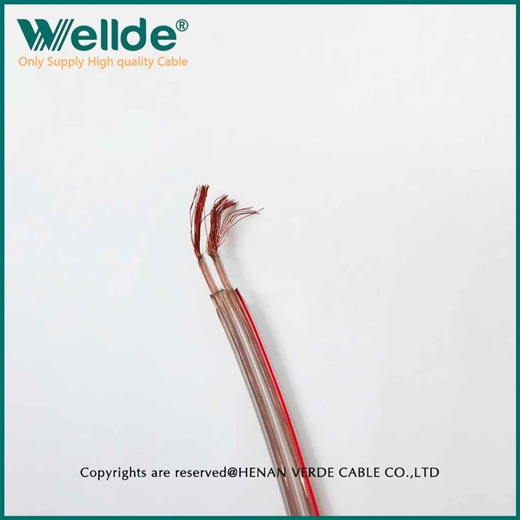 Transparent Silicone Two-core Connection Pure Copper Silicone Cable
